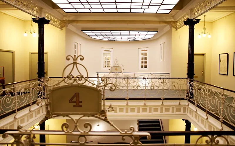 Hamburg treppenhaus kontorhaus laeiszhof