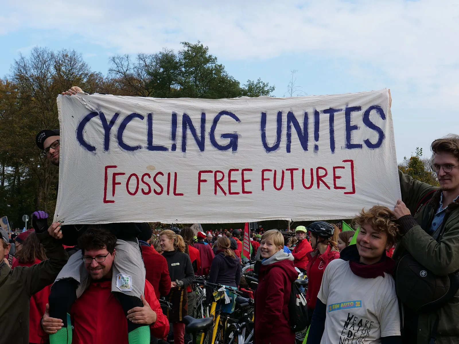 Fahrraddemo Fahrrad – Bild zum Beitrag Sternförmig mit dem Fahrrad unterwegs