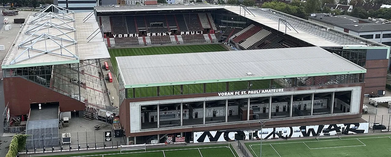 Millerntor-Stadion des FC St. Pauli in Hamburg