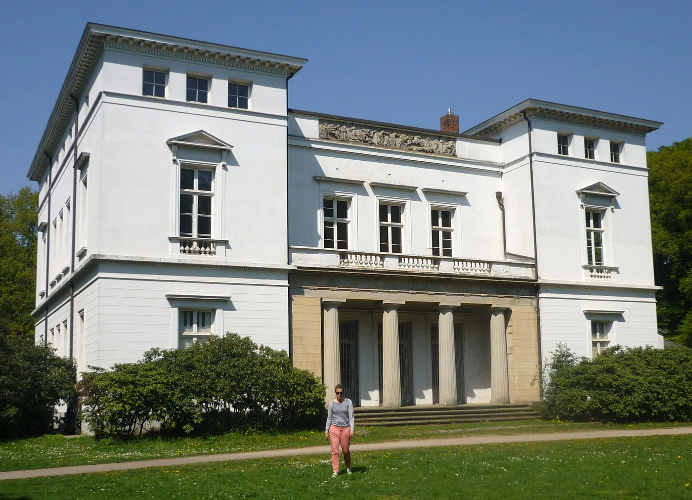 Herrenhaus Katharinenhof in Baurs Park in Blankenese
