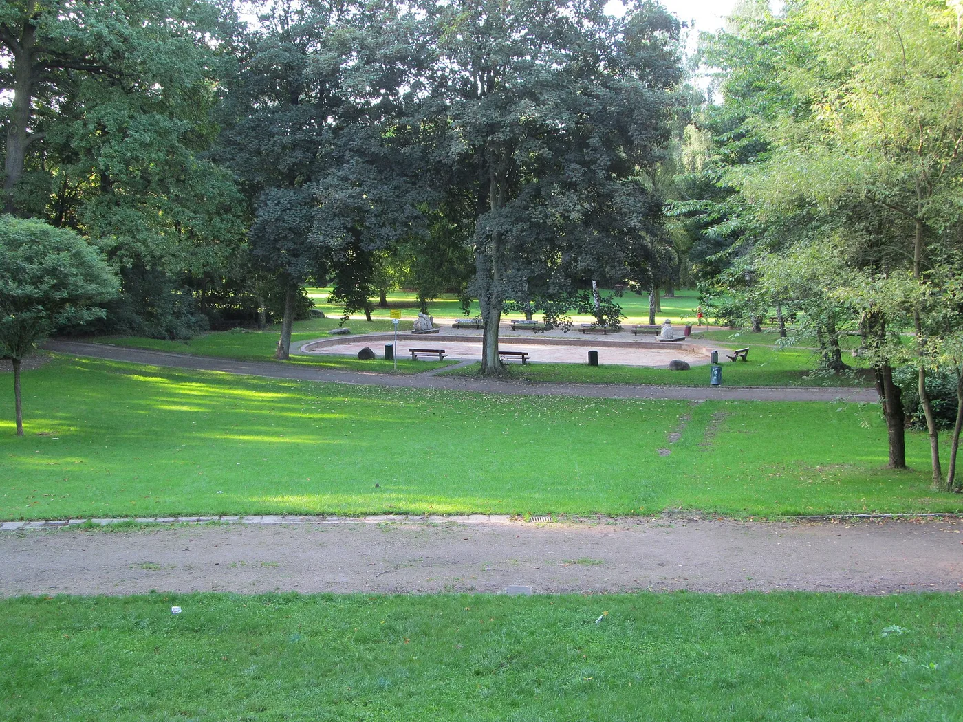 Planschbecken im Hammer Park für Kinder
