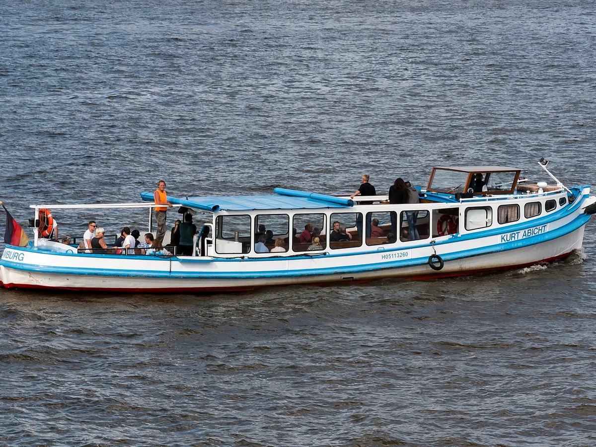 Ansicht von Elbe in Hamburg
